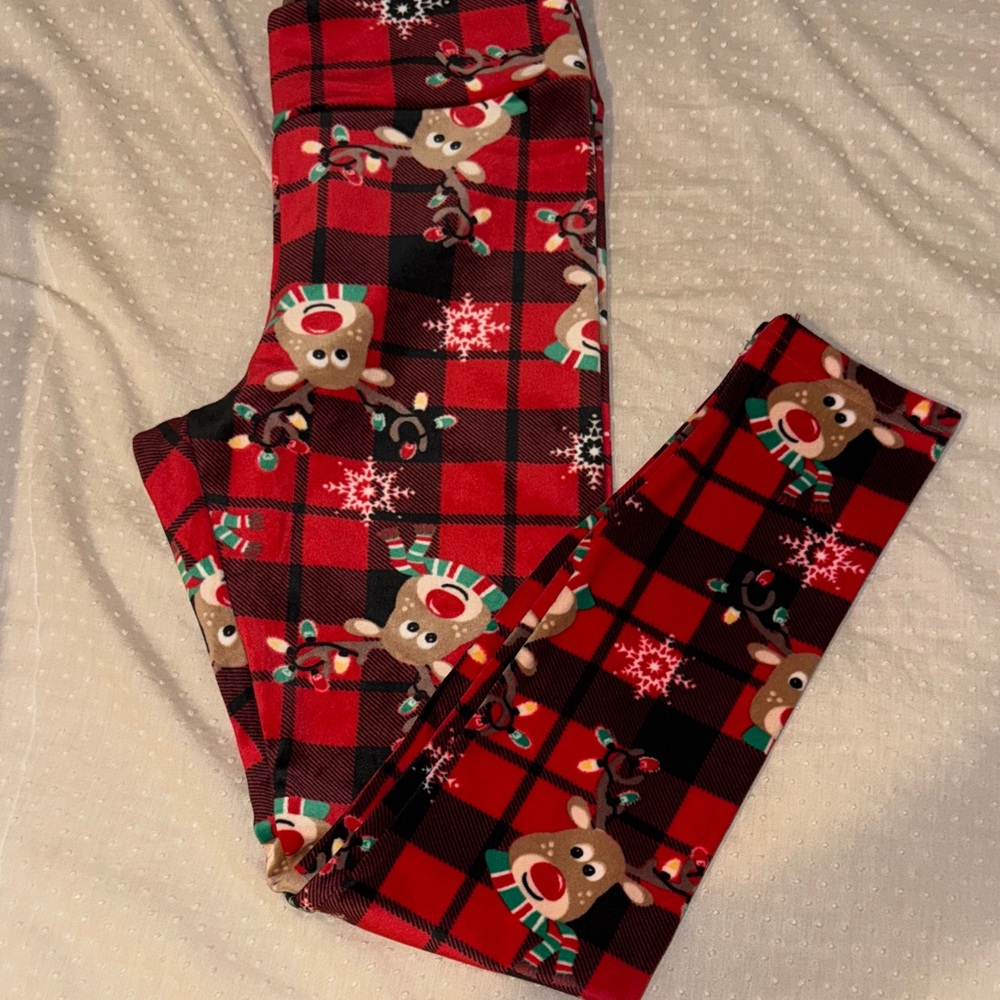 Festive Reindeer Leggings